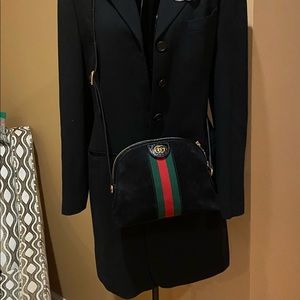 ****SOLD****** Authentic Gucci black suede Ophidia